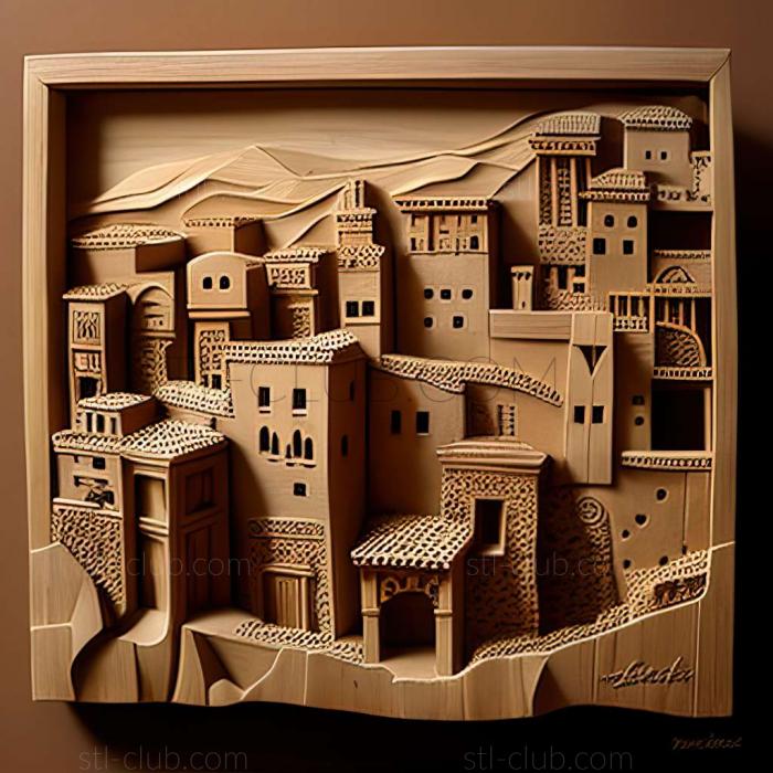 3D model Mardin in Turkey (STL)